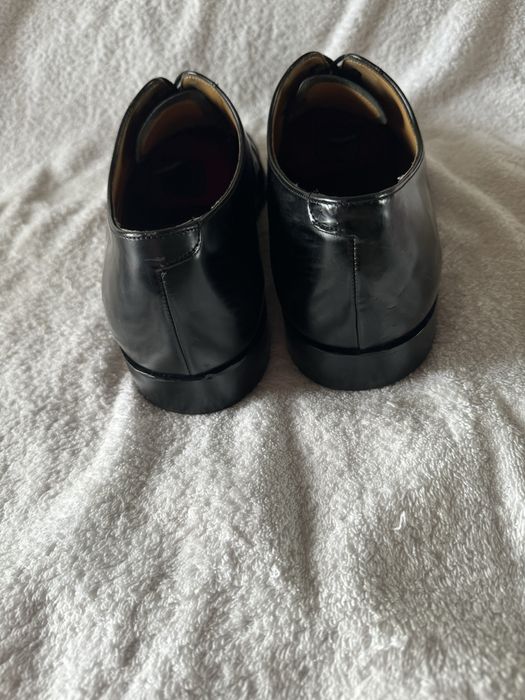 Туфли оксфорды barker 45p черные кожа