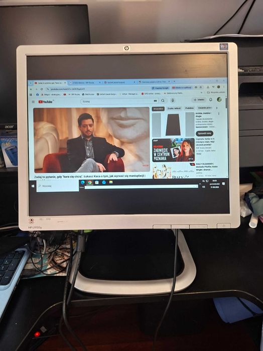 monitor HP L1950G + kable. W pełni sprawny