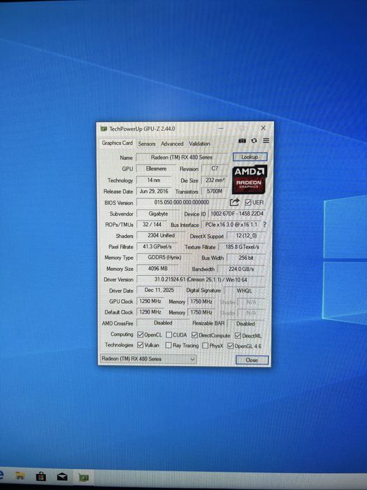 Системний блок Core i5 11400, RX 480 4gb