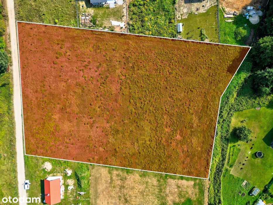 Działki budowlane przy lesie Brzezinka Średzka WZ+woda+prąd - Widok 2
