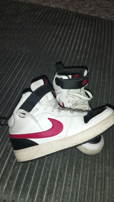 Tênis Nike  Air Force 1 High White Black