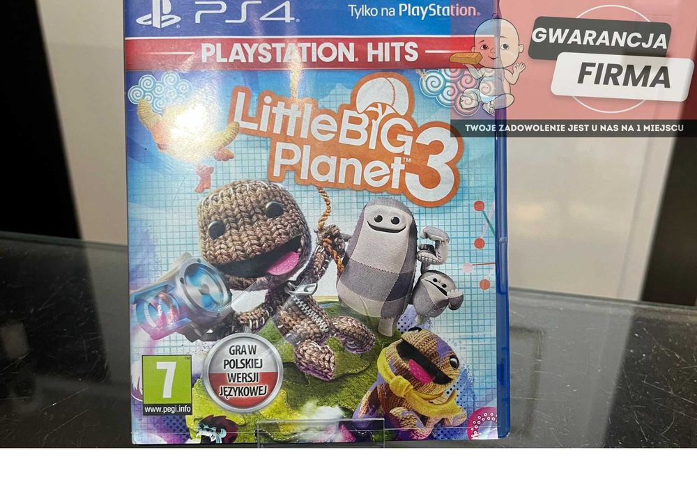 Gra PS4 Little Big Planet 3 | Używane | Uszkodzone Pudełko | PL |