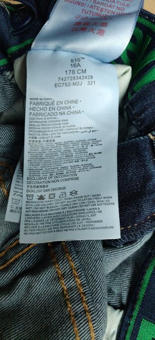 Spodnie Levi's 510   176