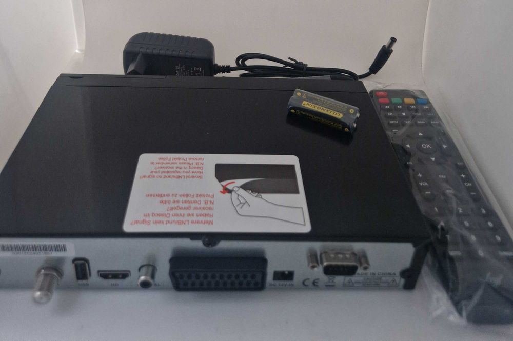 Dekoder Satelitarny Leyf 0301 DVB-S2 Full HD 1080p USB HDMI