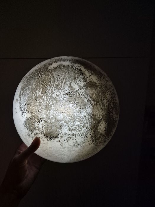 Lampa ścienna realistyczny księżyc z fazami księżyca 25 cm