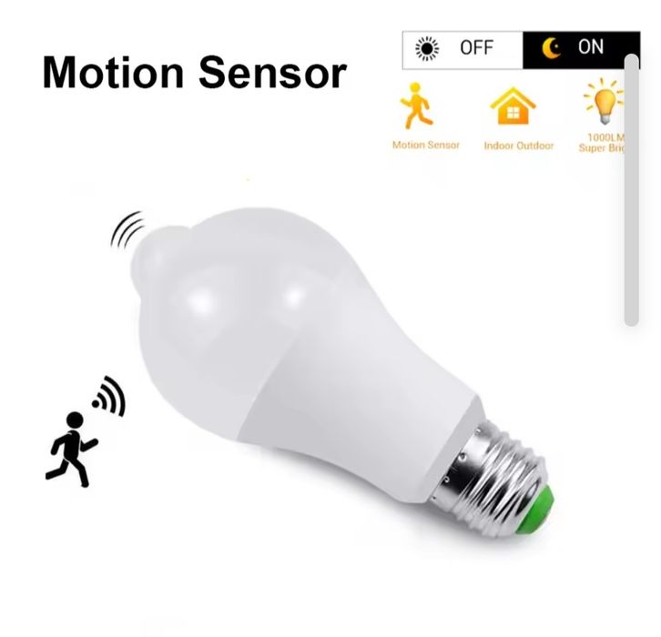 Led sensor humano E 27