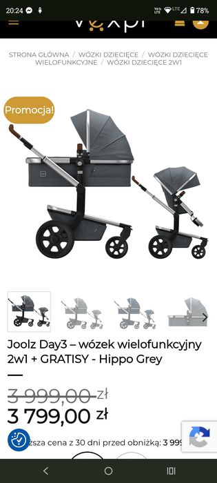 Wózek 2w1 Joolz Day 3