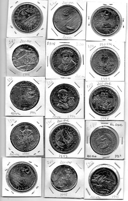 Moedas de Escudo antigas