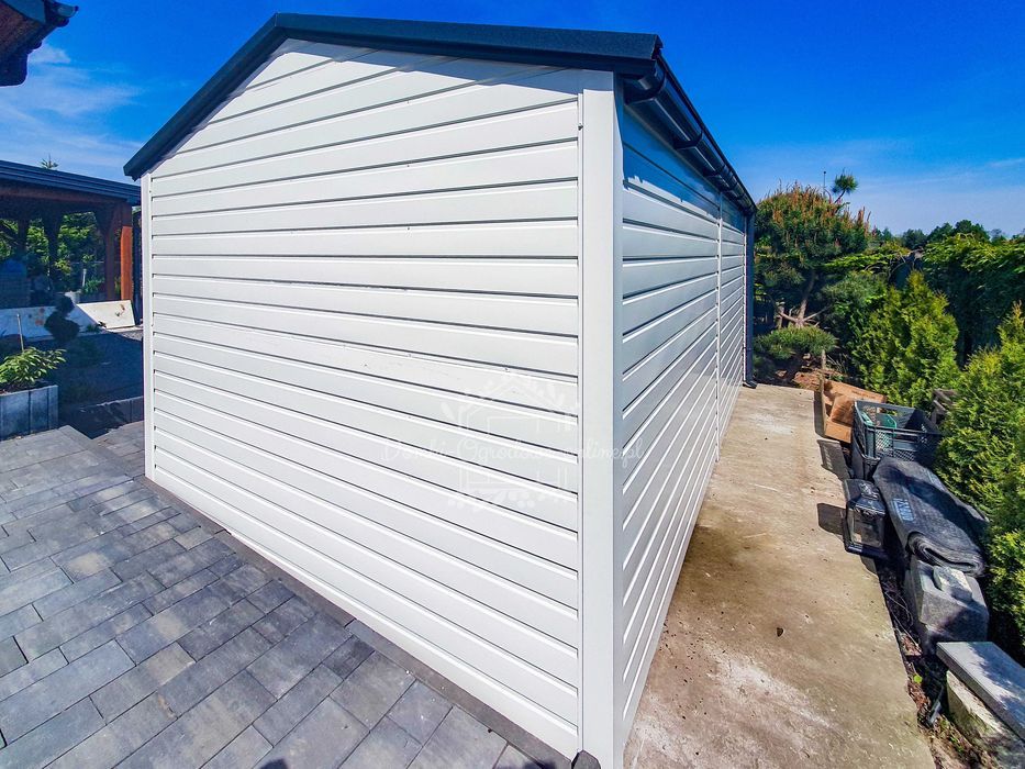 Schowek Domek Ogrodowy 4x5m Drzwi 2x Rynny  Dach dwuspadowy ID650