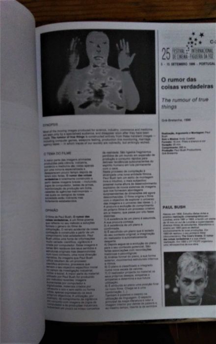 Catálogo do 25ª Festival Internacional de Cinema da Figueira da Foz