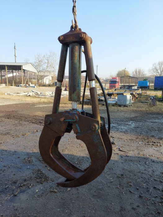 Захват для опорів, лісу, труб, зажим, грейфер