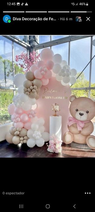 Cha Revelacao decoração festas gender reveal