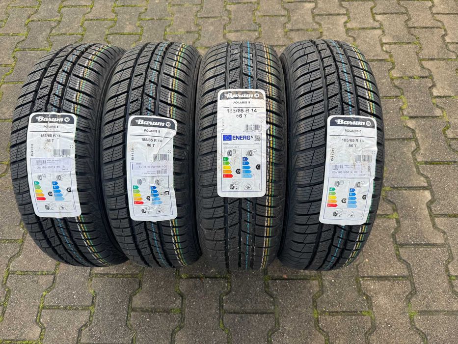 4x Nowe opony Zimowe 185/65r14 BARUM POLARIS 5 (2024r)
