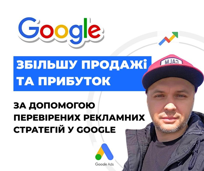 Настройка рекламы Google. Налаштування реклами Гугл. Кращі умови.