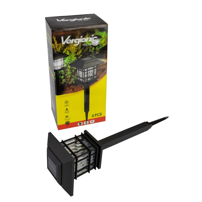 Lampa solarna domek wbijana
