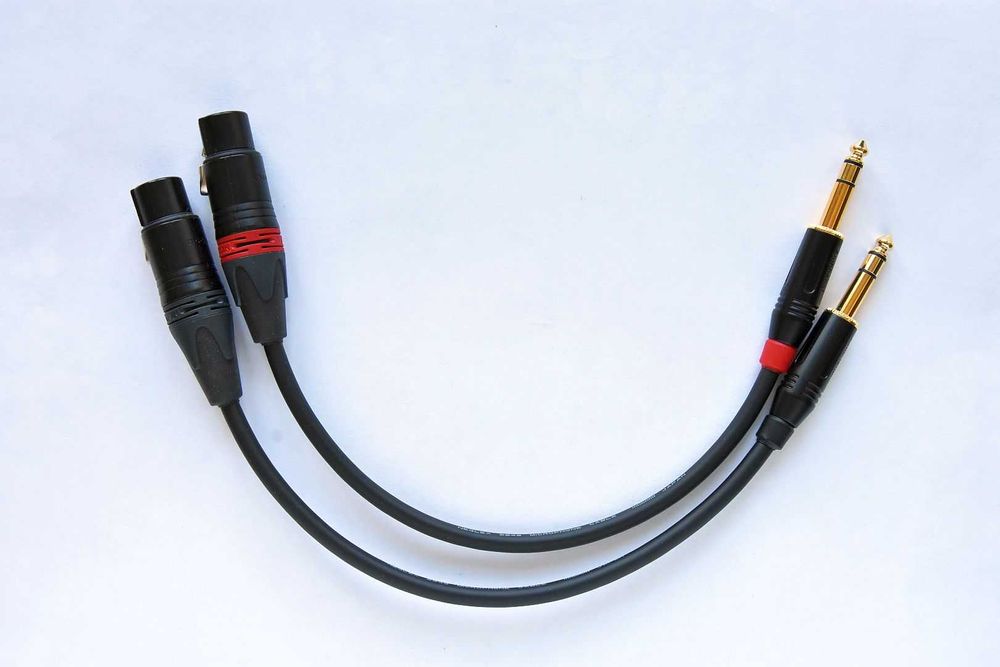 Interkonekt TRS XLR MOGAMI 2534 Amphenol Neutrik Topping 2549