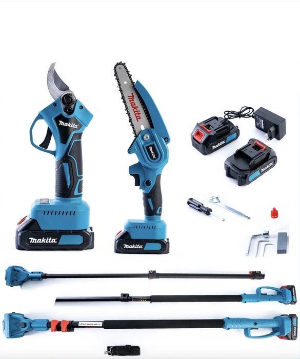 Набір подовжувач для пили секатор мініпила Domotec 68v Makita 21v