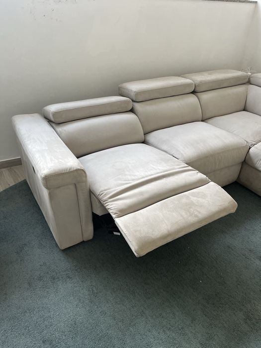 Sofa de canto com motor e box