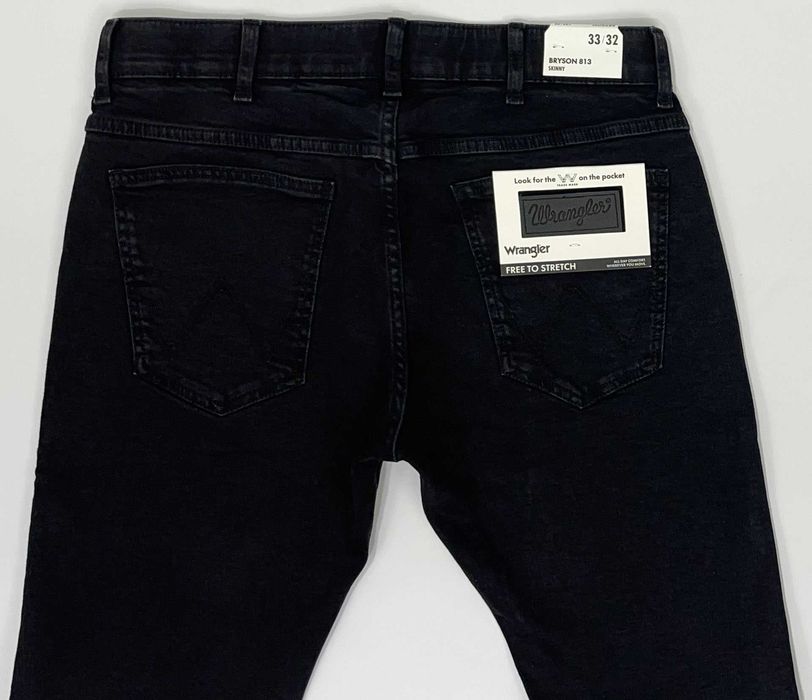 Spodnie męskie jeansy Wrangler Bryson 813 Jetstorm Noir W31 L32