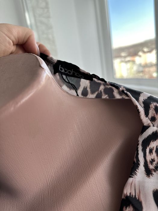 Блуза boohoo леопард
