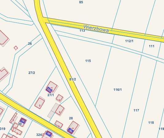 działka budowlana + usługi Syców - Komorów 2.800 m² z mpzp - Widok 3