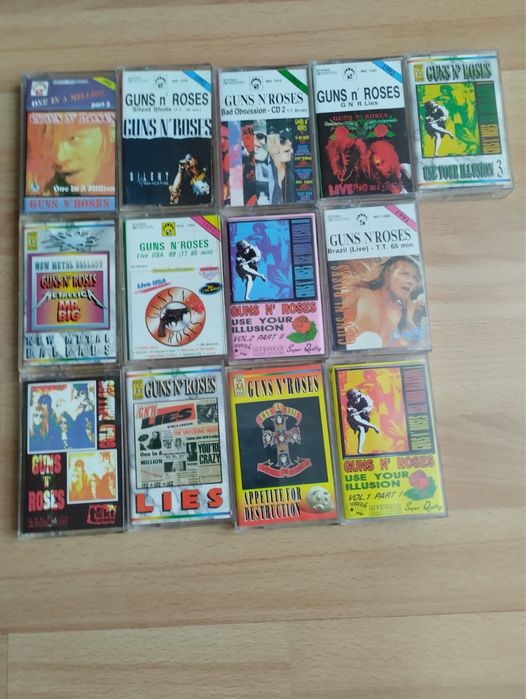 Kaseta Guns and Roses pop rock disco polo