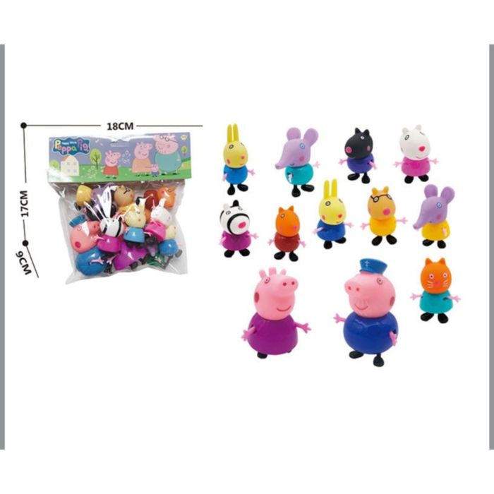 Фігурки Свинка Пеппа Пепа ігровий набір для дівчинки пазли гітара