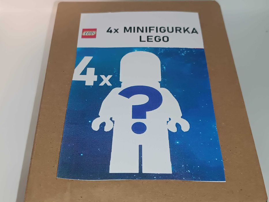 Zestaw 4x figurka minifigurka LEGO paczka niespodzianka