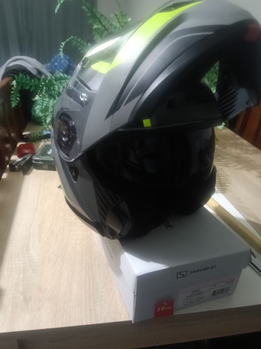 Capacete Modular LS2 Strobe II Tamanho L+ Intercomunicador