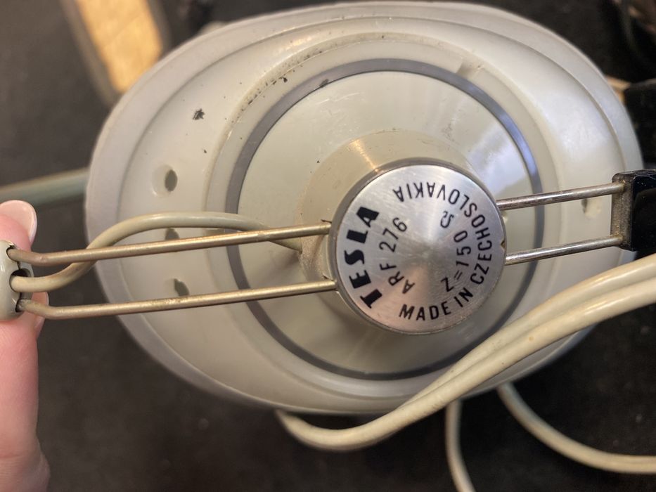 Наушники Tesla чехословакия и ссср мікрофон