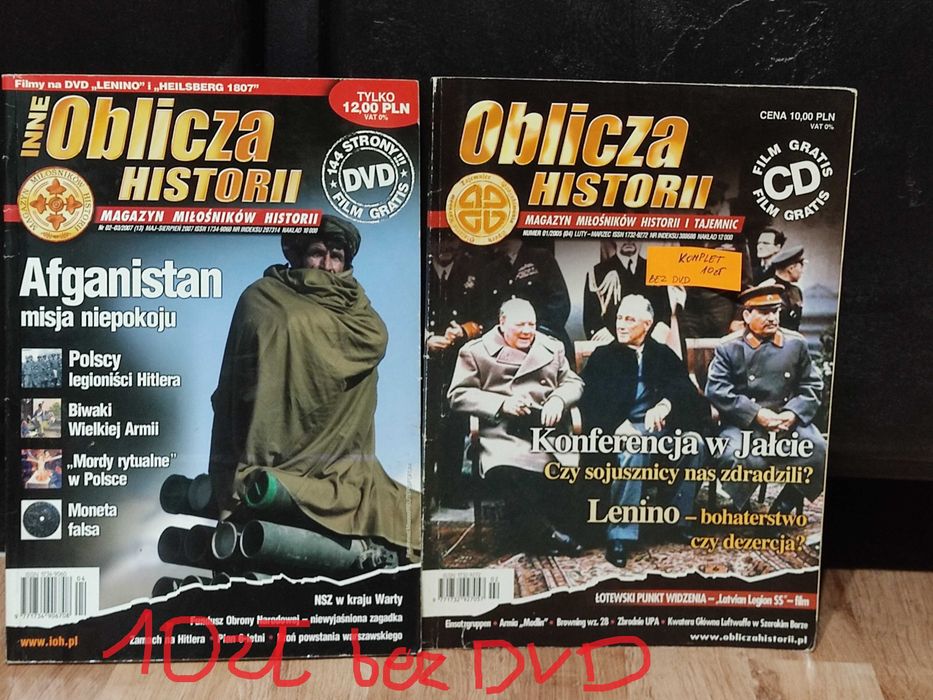 Oblicza historii 2005, 2007 bez płytek