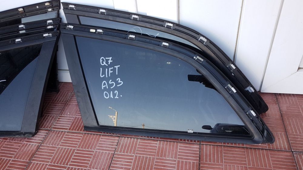Скло дверей, передні, задні, заднє бокове, Audi Q7