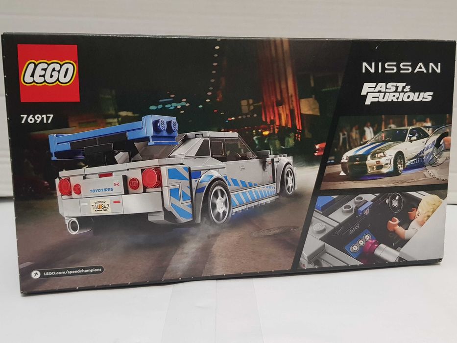 LEGO Nissan Skyline GT-R R34 auto speed klocki samochod 76917 Nowy