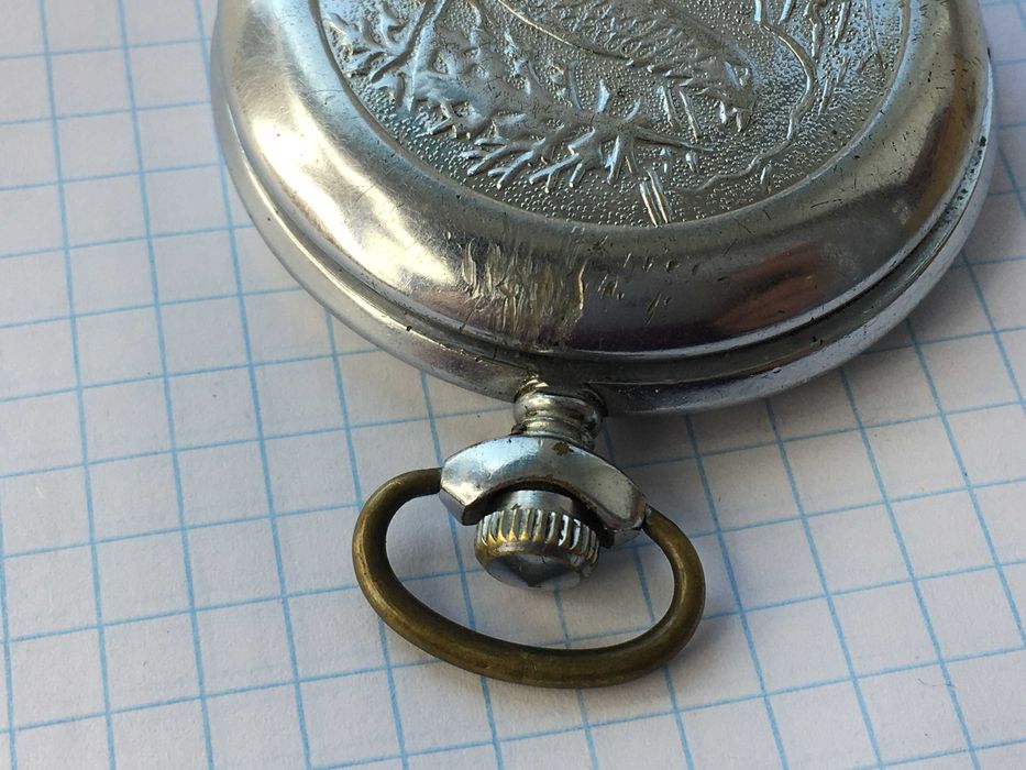 Часы карманные Молния СССР под восстановление - живой баланс