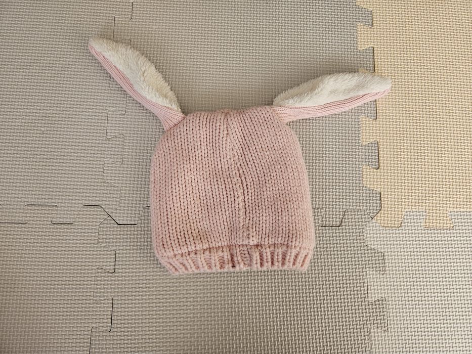 Czapka króliczek z uszkami