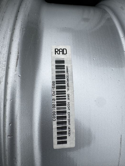 Felgi aluminiowe skrecane oryg. VW Golf IV BBS RS 794 16 cali