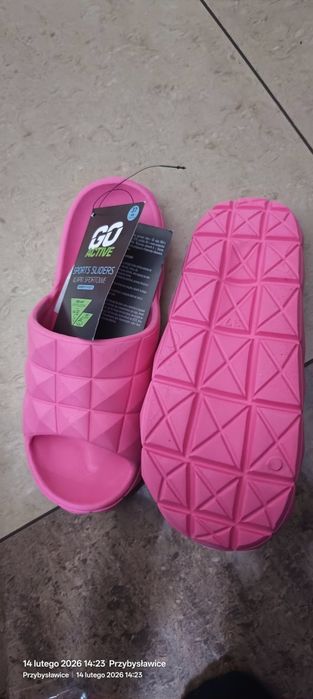 Klapki damskie 37 nowe lekkie wygodne i mocne