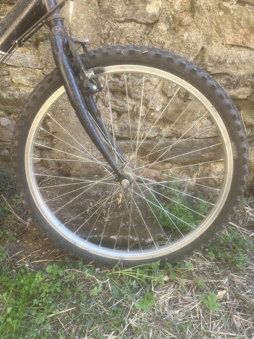 Vendo a minha bicicleta porque não tenho espaço.