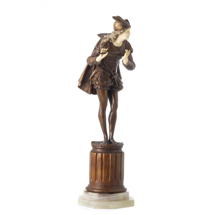 Escultura - Albert Ernest Carrier-Belleuse - Século XIX (assinada)