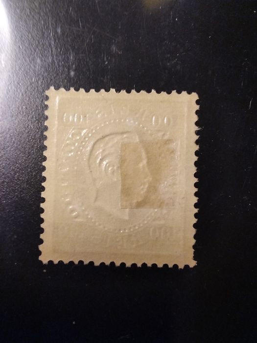 1870/76 Selo Da Série D° Luís I Fita Direita MLH *