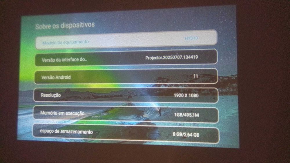 Projetor MAGCUBIC HY310 Wi-Fi + Bluetooth | Android 11 | Full HD NOVO