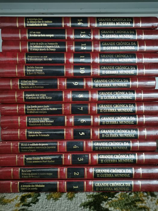 Coleção Livros e VHS completas Crónicas da Segunda Guerra Mundial