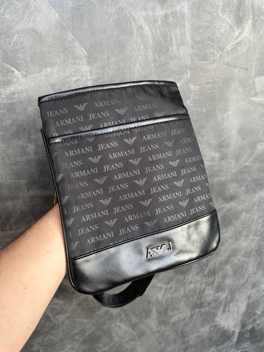 Мужская сумка планшетка Армани, чоловіча барсетка сумка армані