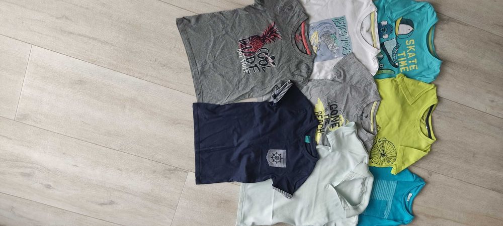 Zestaw koszulek chłopięcych 110/116/122/128/ koszulki/bluzki Zara/Lupi