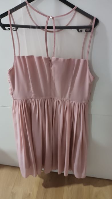 Vestido cerimonia cor de rosa