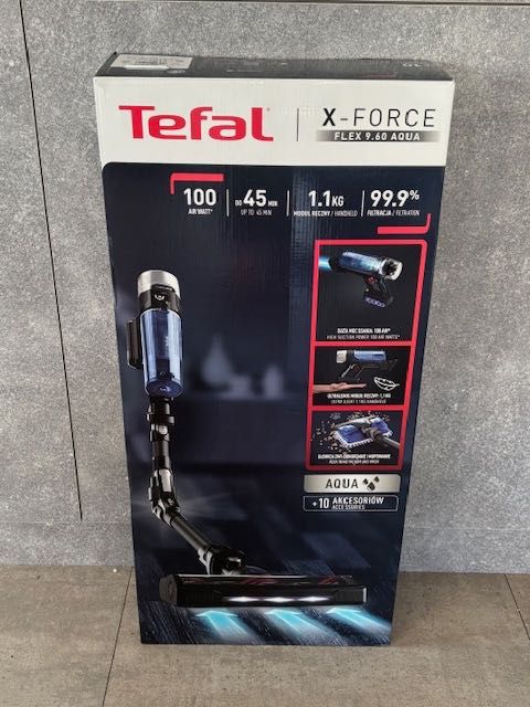 Odkurzacz bezprzewodowy, Tefal X-Force Flex 9.60, 100 AW, 45 min