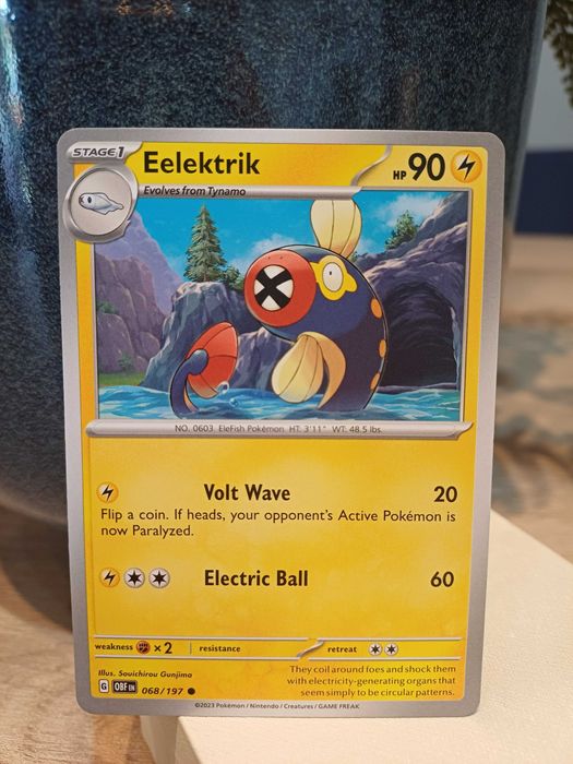 Carta Pokémon Eelektrik #68