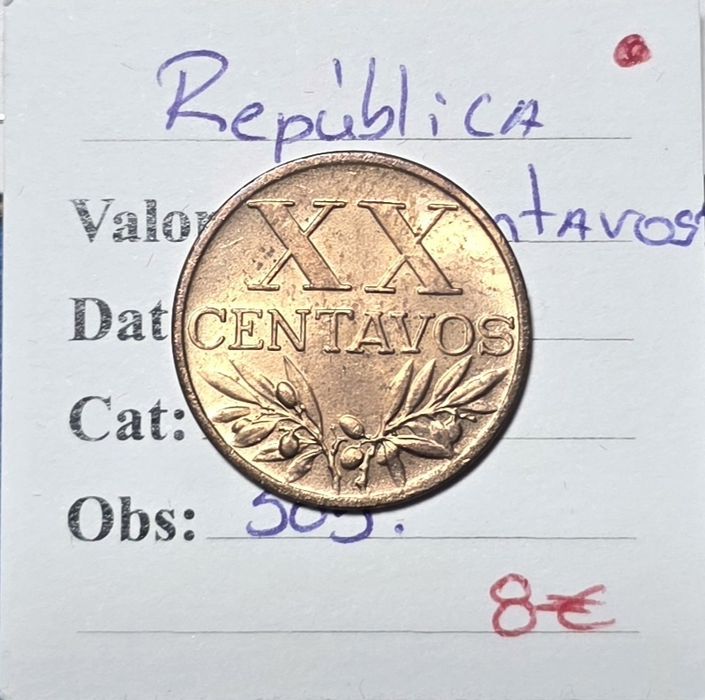 XX centavos 1956 soberba