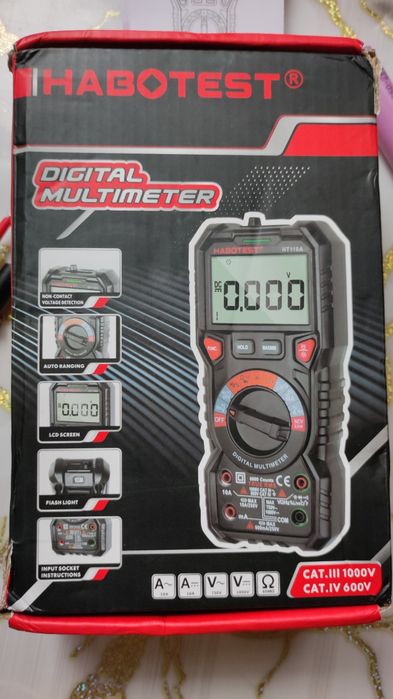 HABOTEST HT 118A, Habotest ht 113c Мультиметер цифровой +щупы