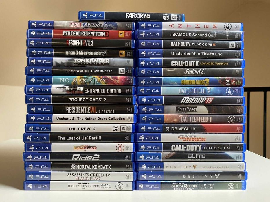 Gry Gra PS4 Resident Evil Red Dead Redemption Crew Moto GP Ride